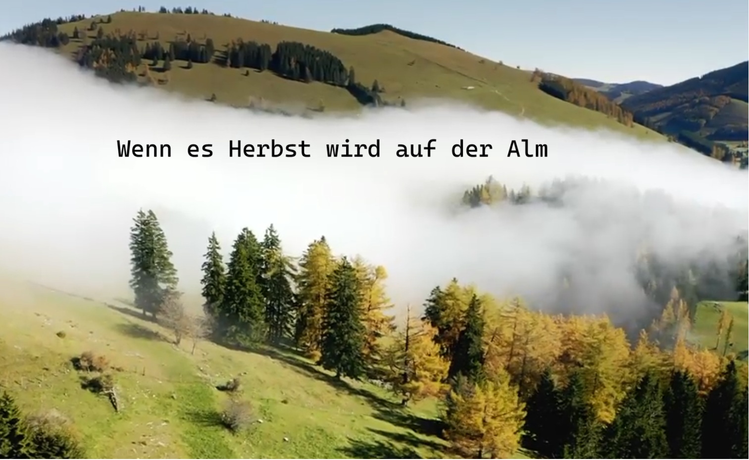 Herbst Alm